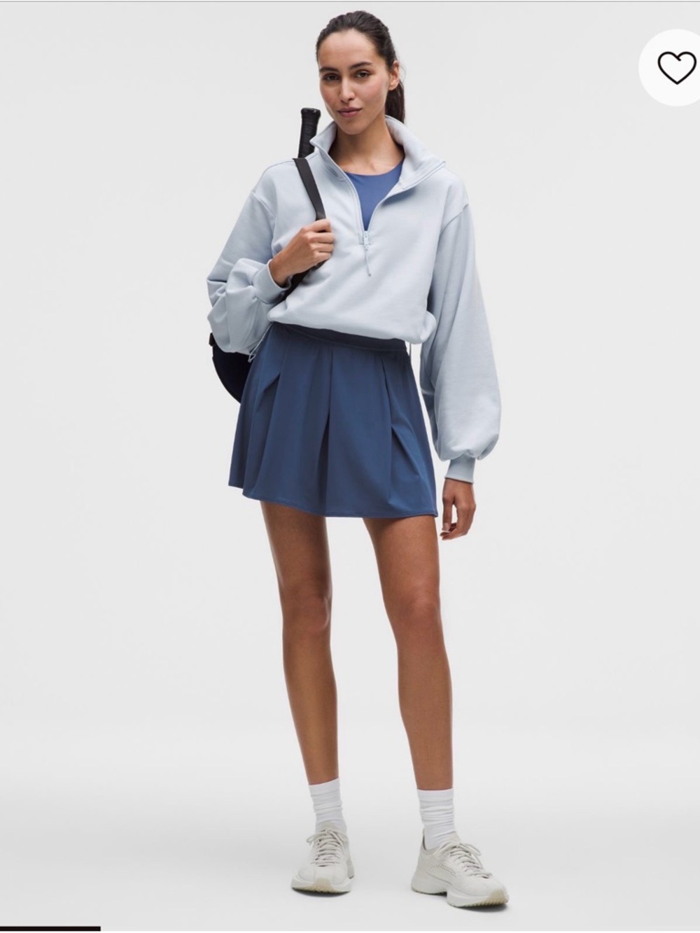 Angled-Pleat High-Rise
Tennis Skirt size S blow